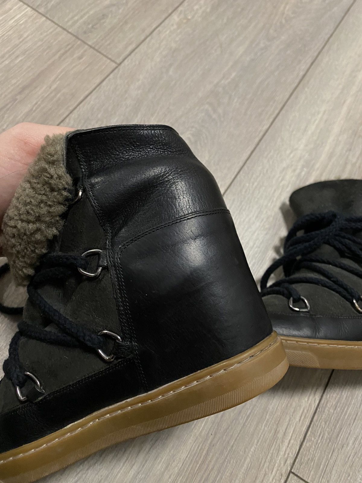 Isabel Marant Vintage Isabel Marant Nowles Ski Boots Suede Leather Wedge Size US 8 / IT 38 - 4 Thumbnail