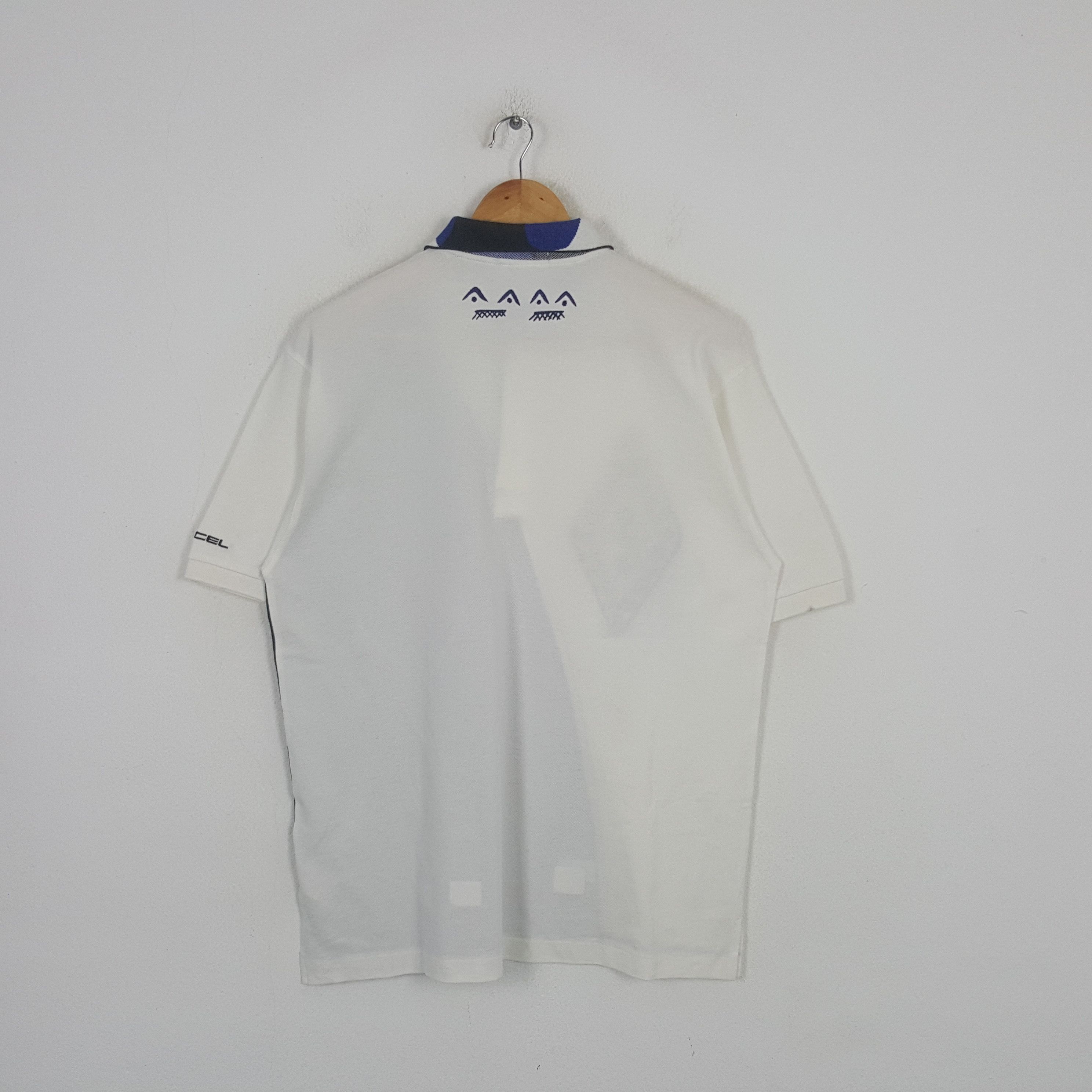 Vintage Vintage Lancel Fashion Brand Patches Art Polos Tshirt RR3 Size US L / EU 52-54 / 3 - 3 Thumbnail