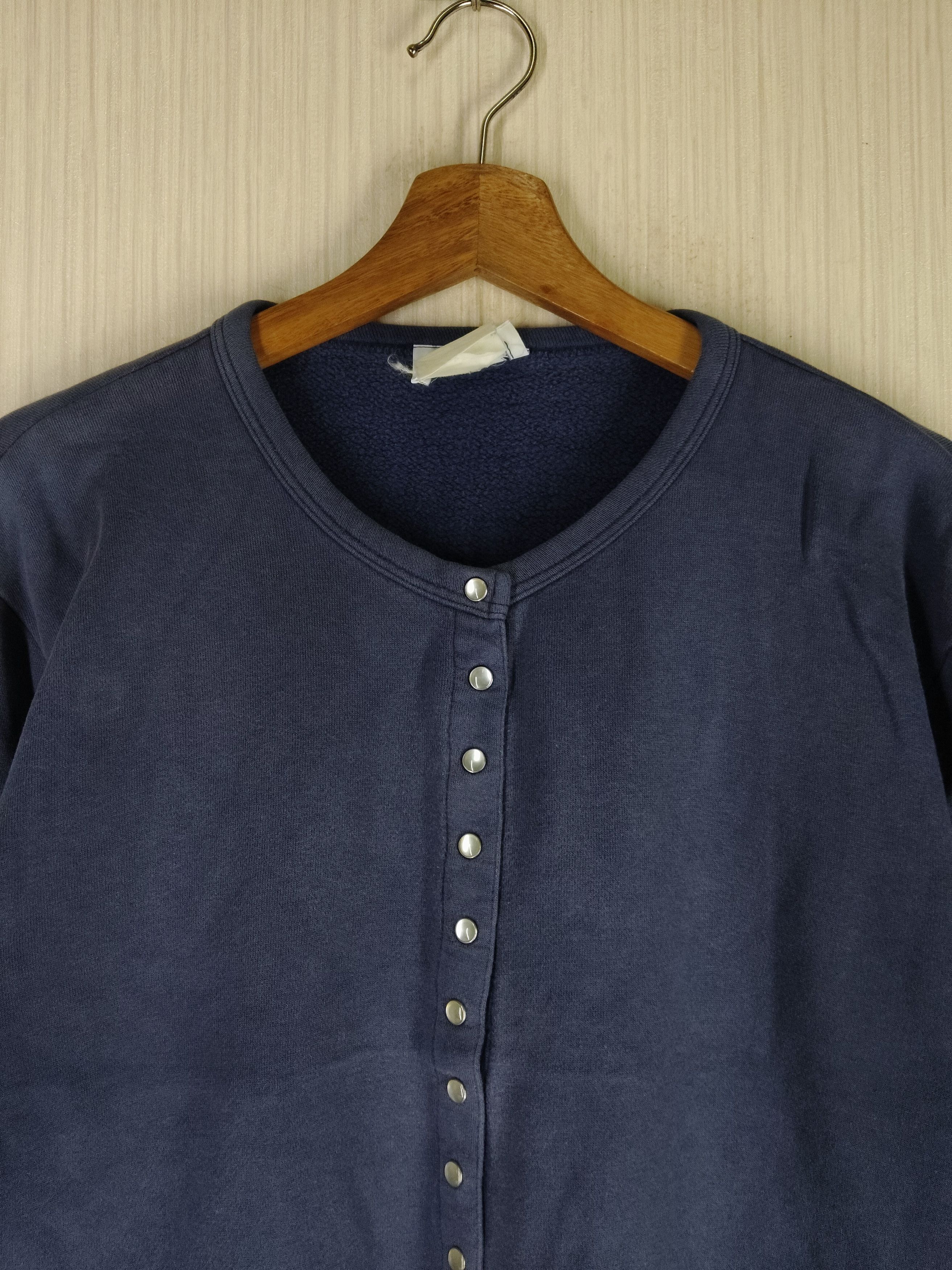 agnes b. Rare Vintage Agnes B. Paris Snap Button Cardigan Size M / US 6-8 / IT 42-44 - 2 Thumbnail