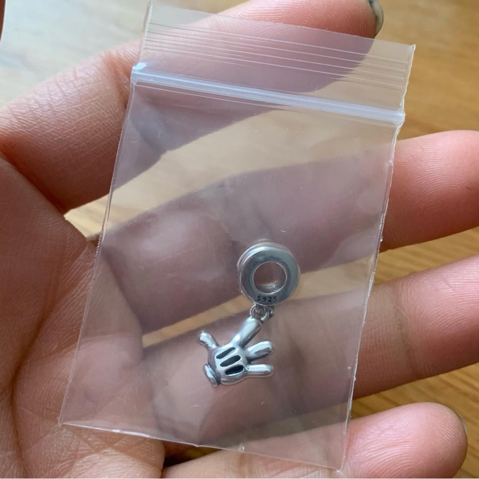 Other NWOT Mickey Mouse Glove Dangle Charm Sterling Silver 925 Size ONE SIZE - 2 Thumbnail