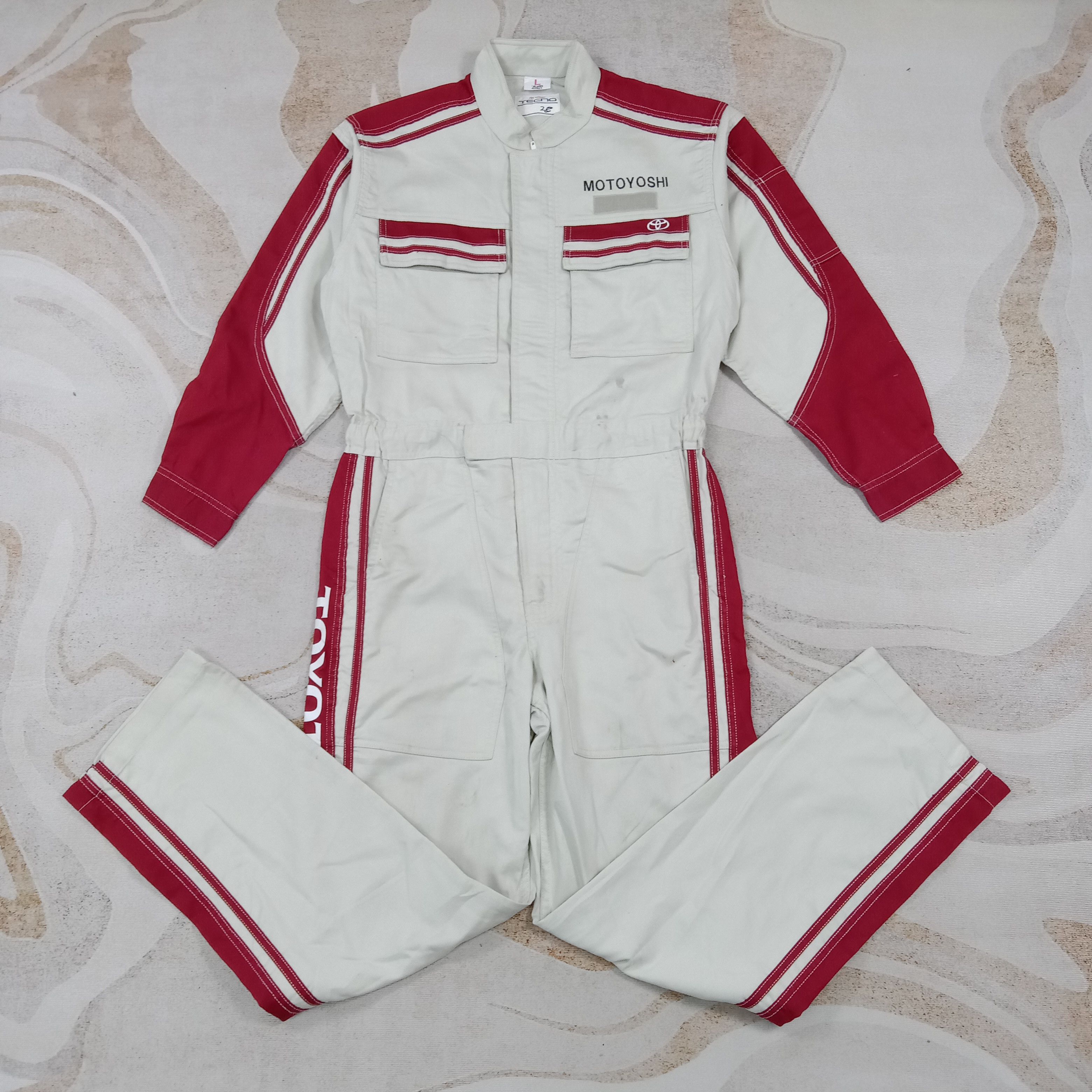 Japanese Brand Toyota Techno Japanese Racing Work Coverall Jacket C279N8 Size US M / EU 48-50 / 2 - 4 Thumbnail