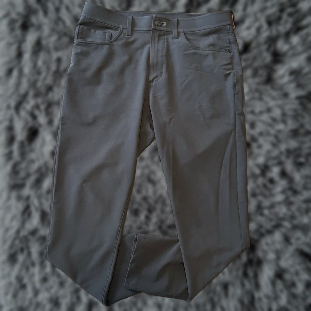 Vintage Public Rec Pants Mens 32x28 Black Chino Slim Straight Stretch Workday Size US 32 / EU 48 - 1 Thumbnail
