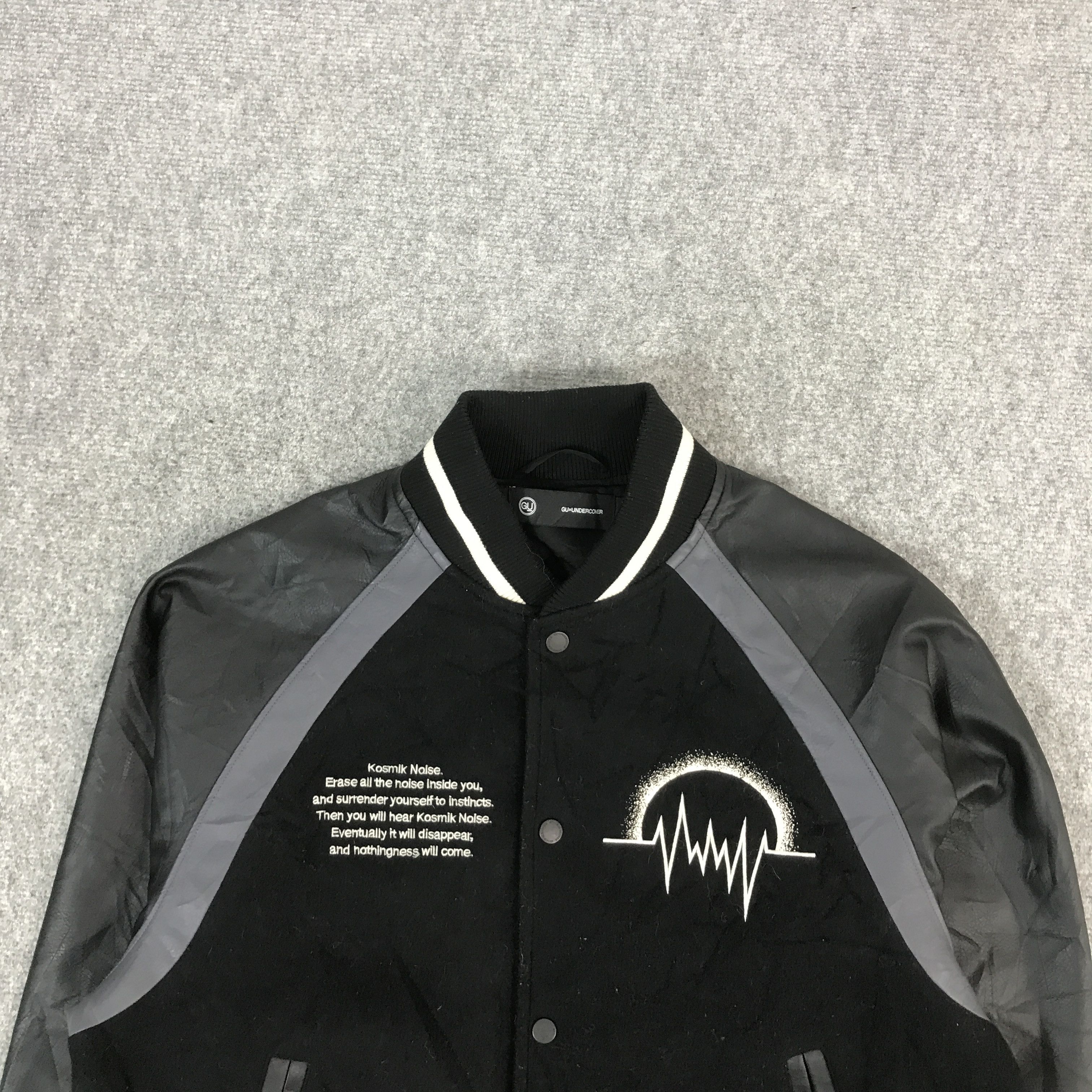 GU × Japanese Brand × Undercover UNDERCOVER X GU KOSMIK NOISE VARSITY JACKET Size US M / EU 48-50 / 2 - 3 Thumbnail