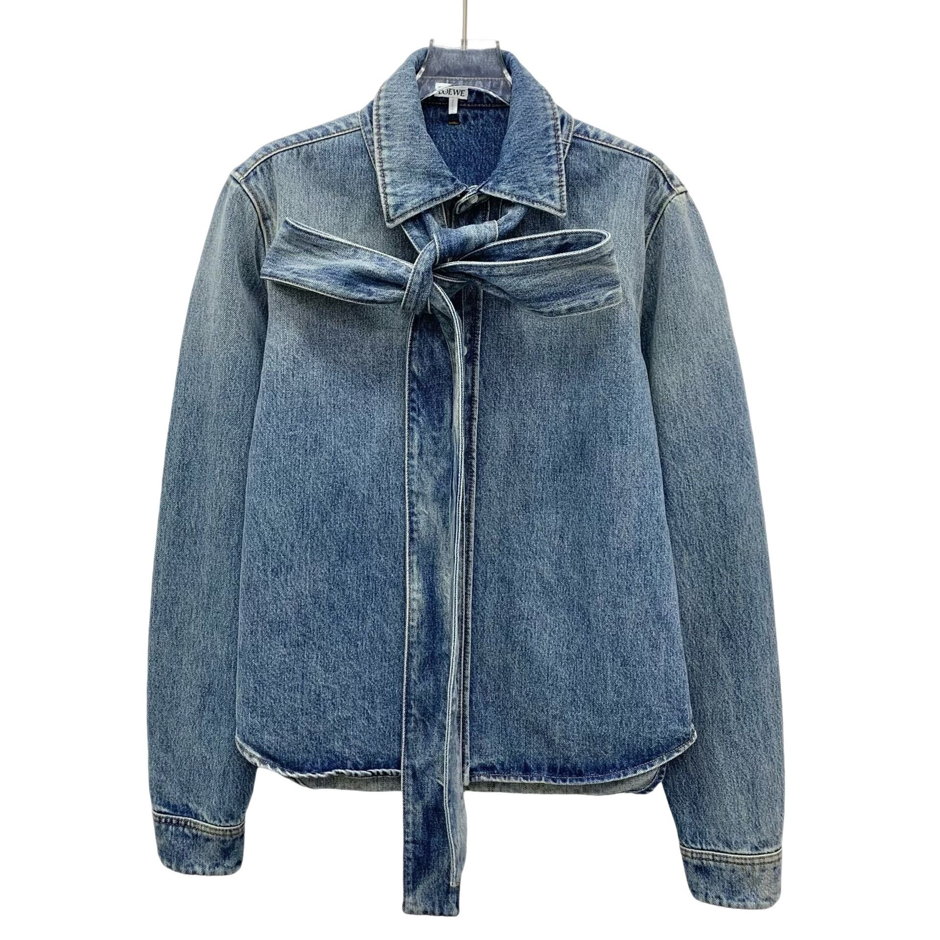 Loewe Loewe Bow Detail Denim Jacket 38 Size XS / US 0-2 / IT 36-38 - 1 Thumbnail