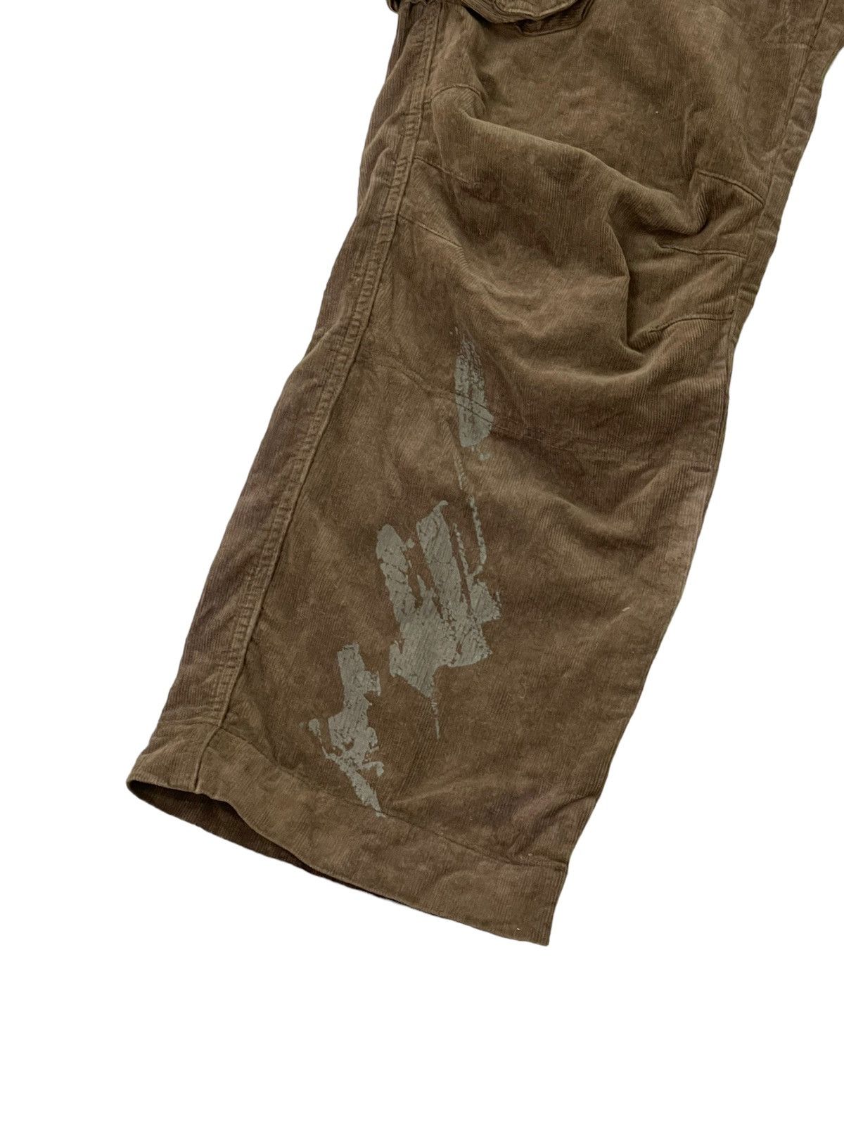 Japanese Brand Wide Cargo Sunny Cloud Corduroy Loose 6🟦8 Size US 31 - 5 Thumbnail