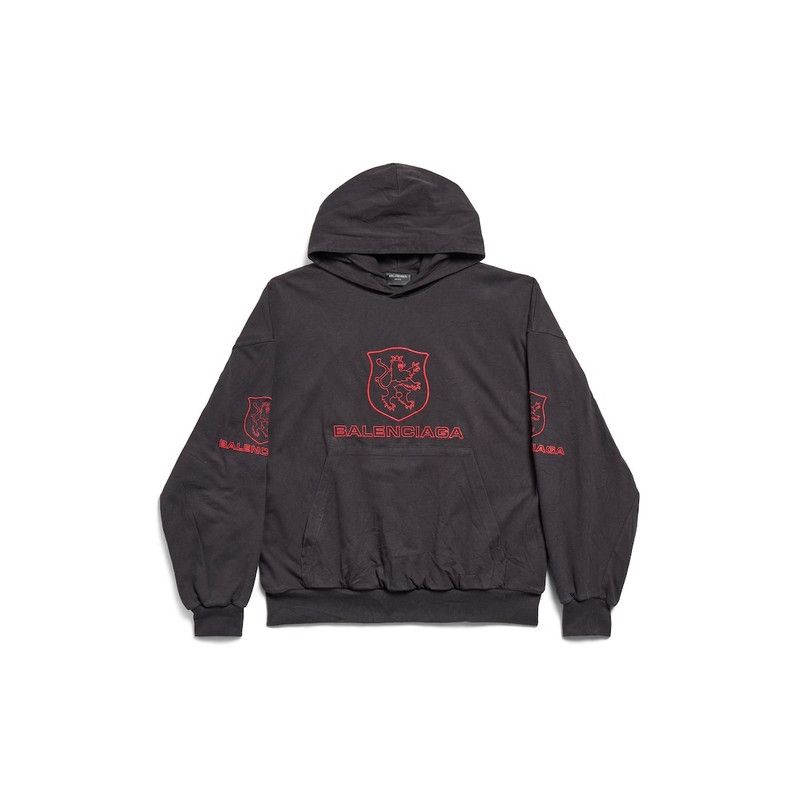 Balenciaga o1bcso1str0426 Lion Club Lined Hoodie Regular Fit in Black Size US S / EU 44-46 / 1 - 1 Thumbnail