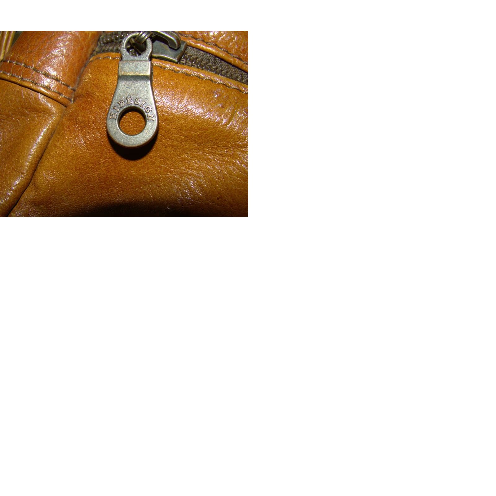 Vintage VINTAGE HiDESIGN Brown Leather Messenger Crossbody Bag Adjustable Shoulder Strap Unisex Adult 15"x12"x5" Brown Size ONE SIZE - 10 Thumbnail