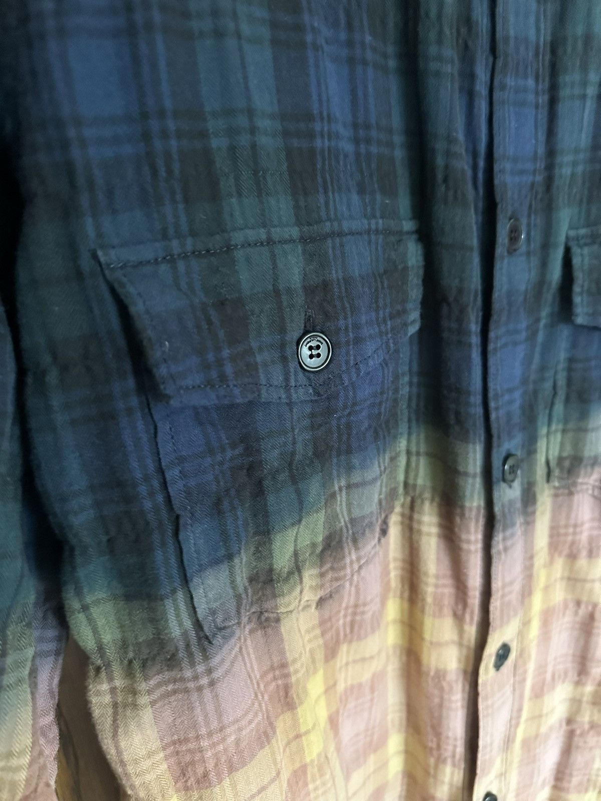 Saint Laurent Paris SS16 Saint Laurent surf sound bleached flannel 2 tone Hedi Size US L / EU 52-54 / 3 - 16 Thumbnail