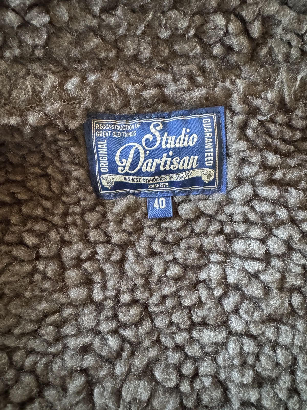 Studio D'Artisan Corduroy fleece lined trucker jacket Size US M / EU 48-50 / 2 - 3 Thumbnail