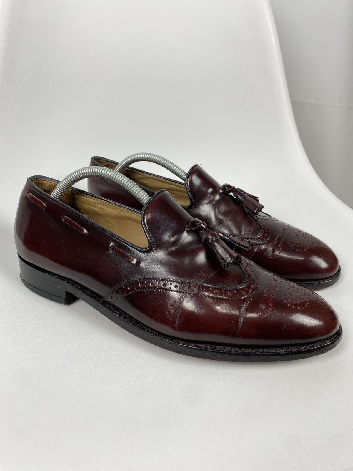 Barker Barker Patent Leather Fringed Loafers size EU8 US9 Size US 9 / EU 42 - 1 Thumbnail