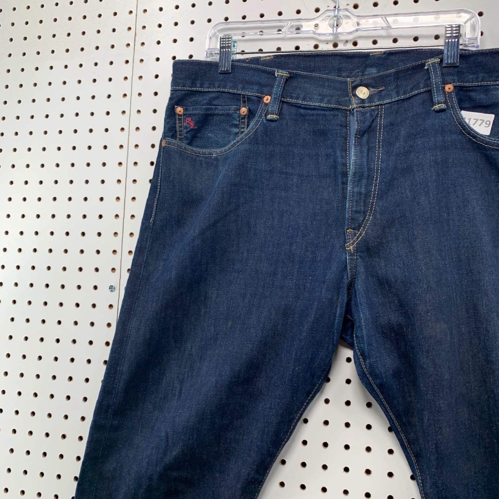 Polo Ralph Lauren VINTAGE Polo Ralph Lauren Denim Jeans Mens Size 38x30 Dark Wash Slim Straight 5-Pocket Blue Mens Size US M / EU 48-50 / 2 - 6 Thumbnail