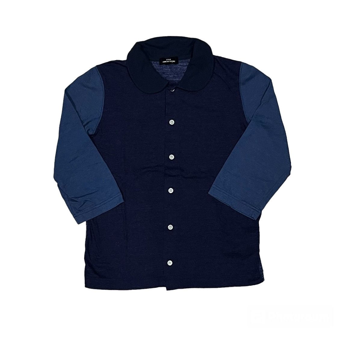 Comme des Garcons × Japanese Brand × Vintage Vintage Comme des garçon tricot Button Up Polo Size US S / EU 44-46 / 1 - 1 Thumbnail