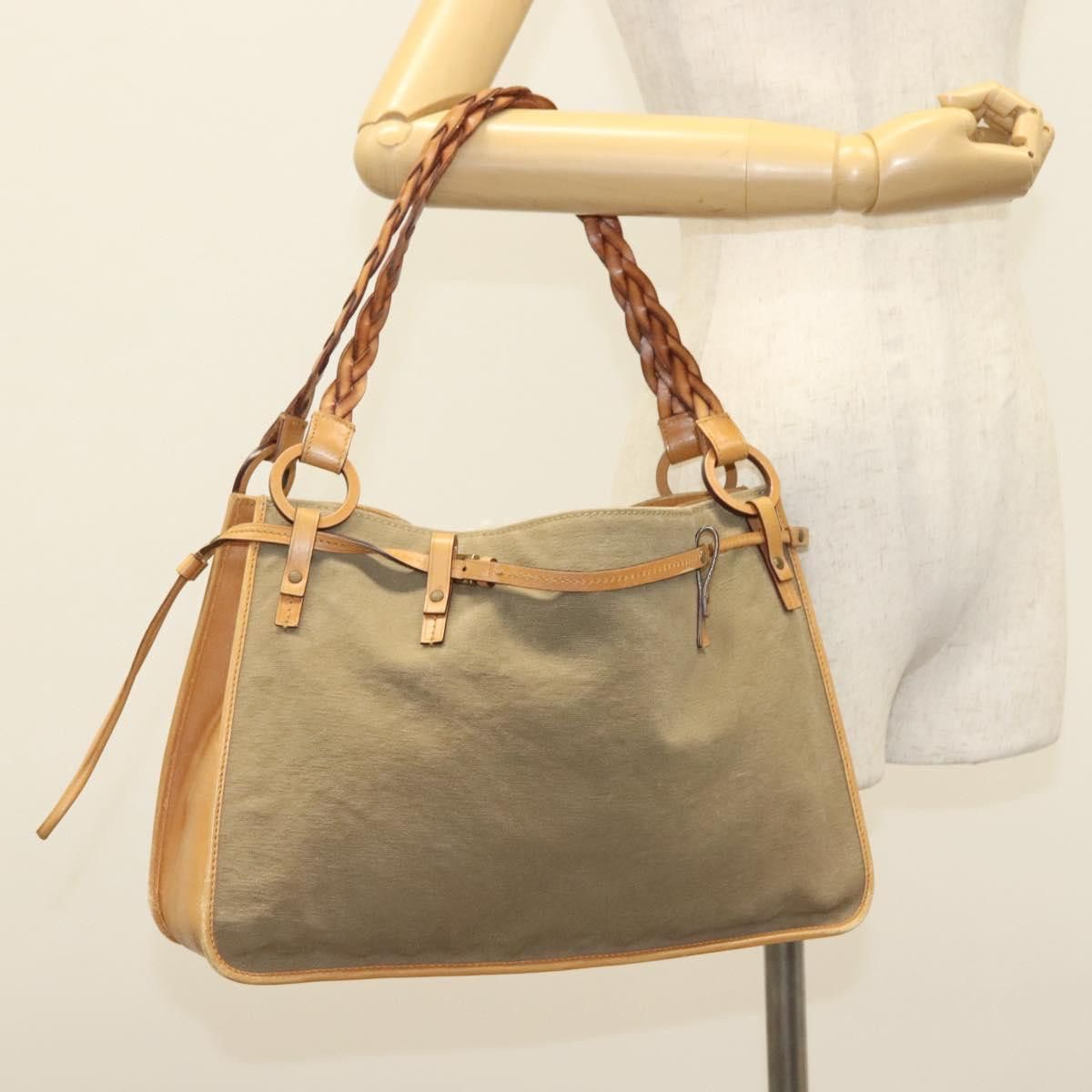 Gucci GUCCI Tote Bag Canvas Beige Size ONE SIZE - 21 Thumbnail