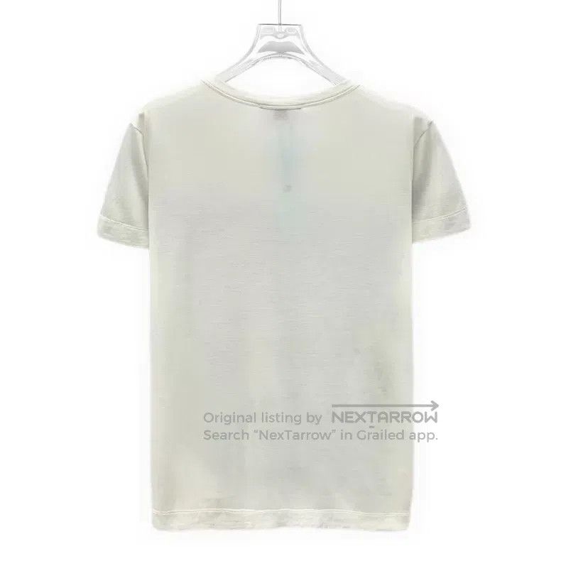 Louis Vuitton Louis Vuitton White logo printed crewneck cotton short sle Size US M / EU 48-50 / 2 - 2 Thumbnail