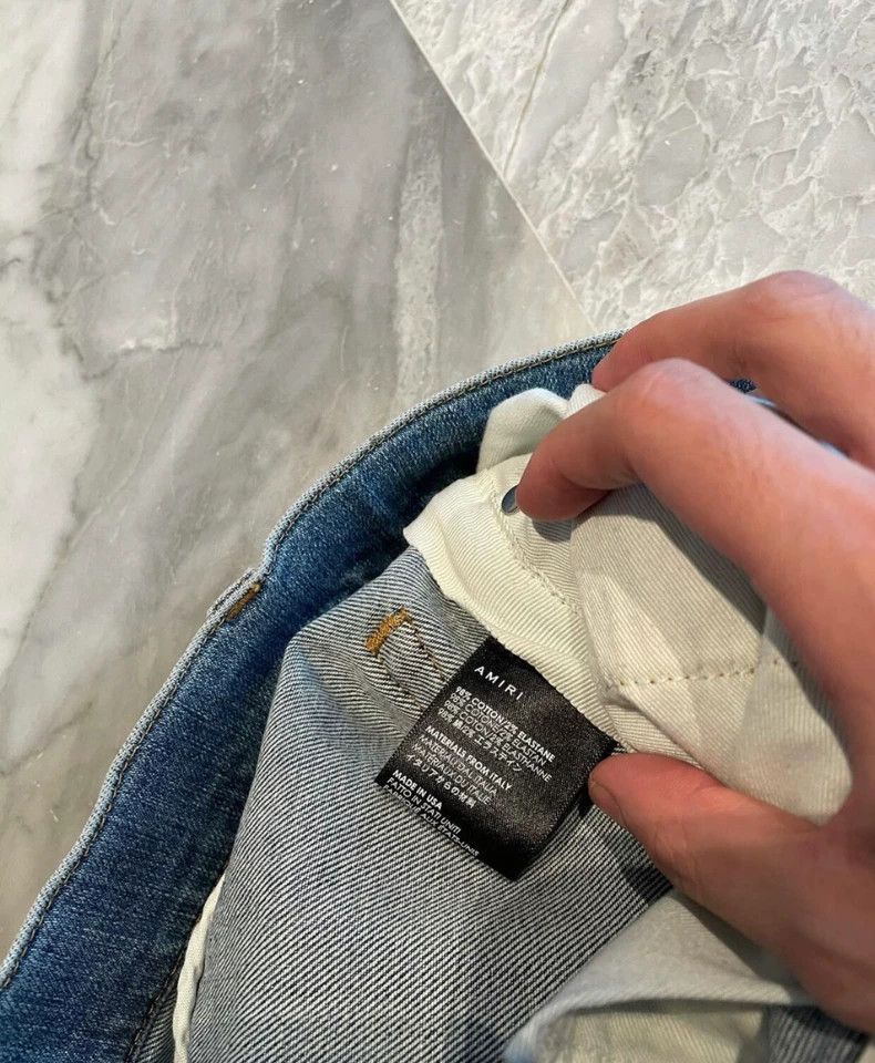 Amiri Amiri colorful patched limited edition blue jeans Size US 32 / EU 48 - 4 Thumbnail