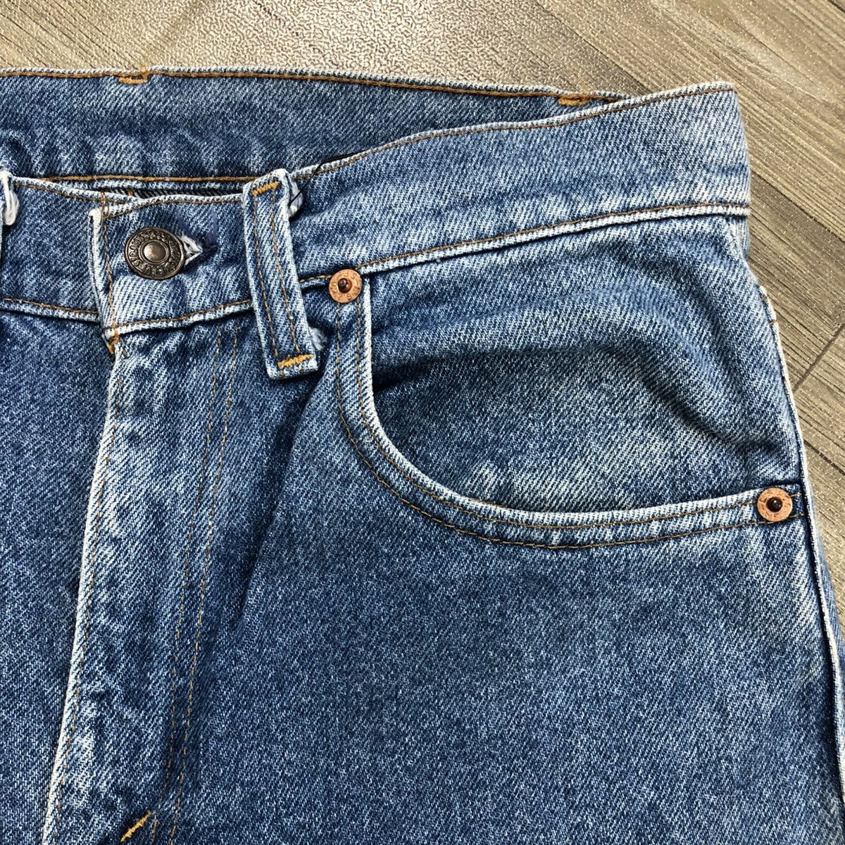 Levi's × Levi's Vintage Clothing 🇺🇸80’s Vintage Levis 501 #552 30x31 Straight Leg Blue Jeans Size US 29 - 7 Thumbnail