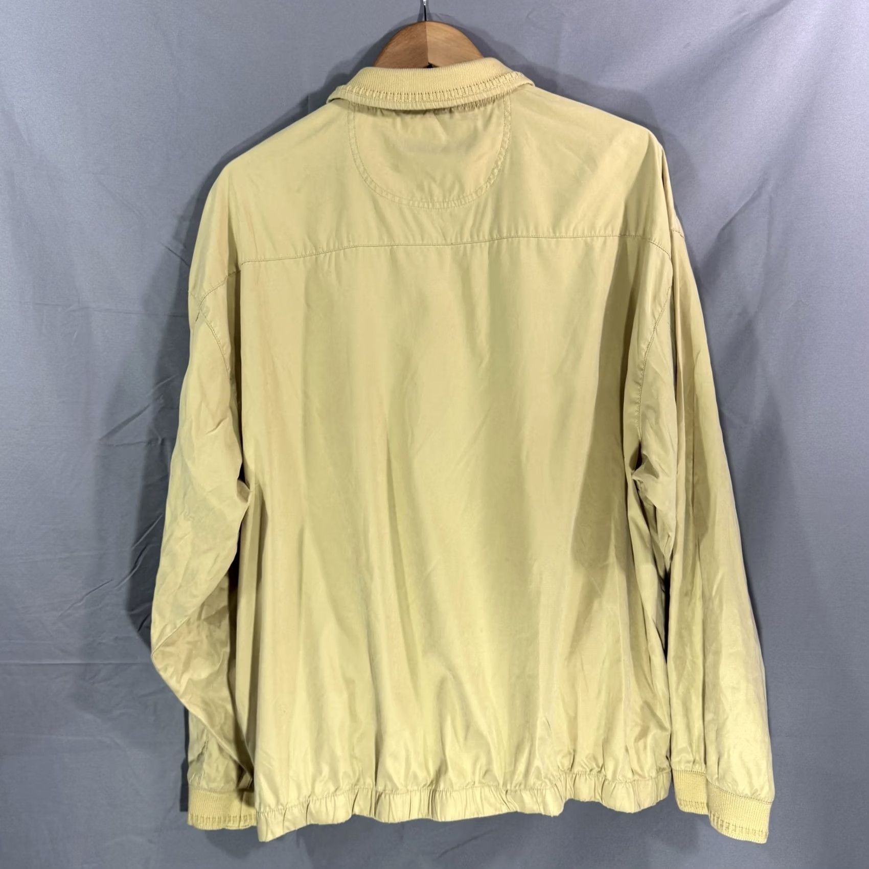 Tommy Bahama Tommy Bahama Jacket Mens Large Half Zip Windbreaker Outdoor Lightweight Beige Pullover Relax Logo Navy? Size US L / EU 52-54 / 3 - 2 Thumbnail