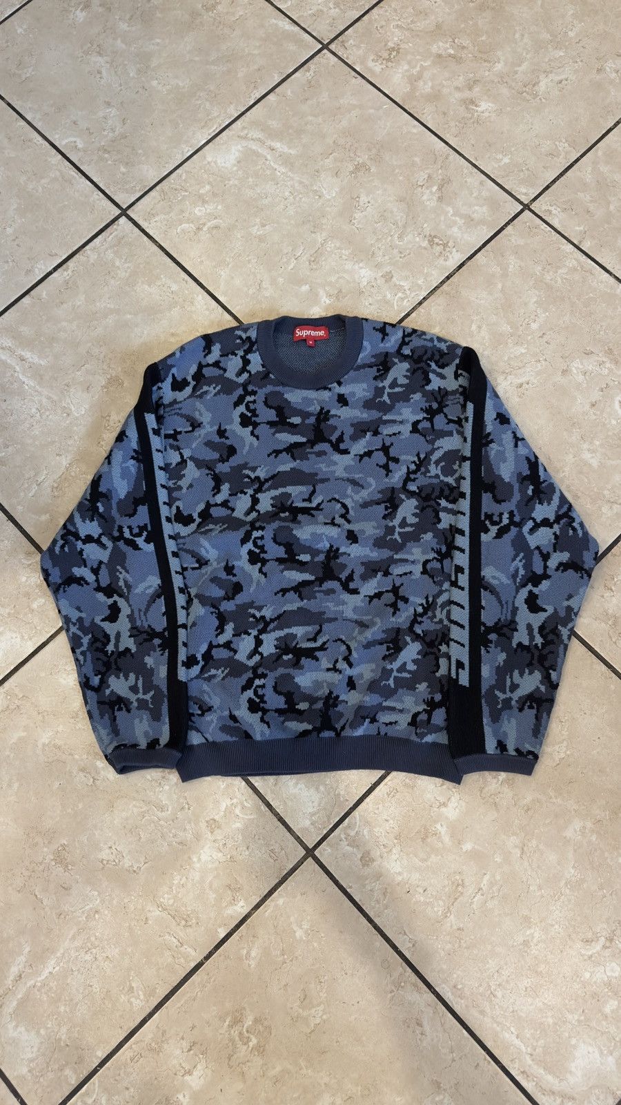 Supreme Striped Sweater | Grailed