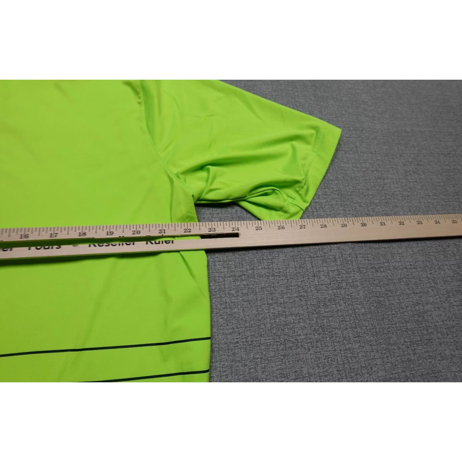 Under Armour Under Armour HeatGear Polo Mens XL Green Stripe Golf Bolger Ridge Performance Size US XL / EU 56 / 4 - 6 Thumbnail