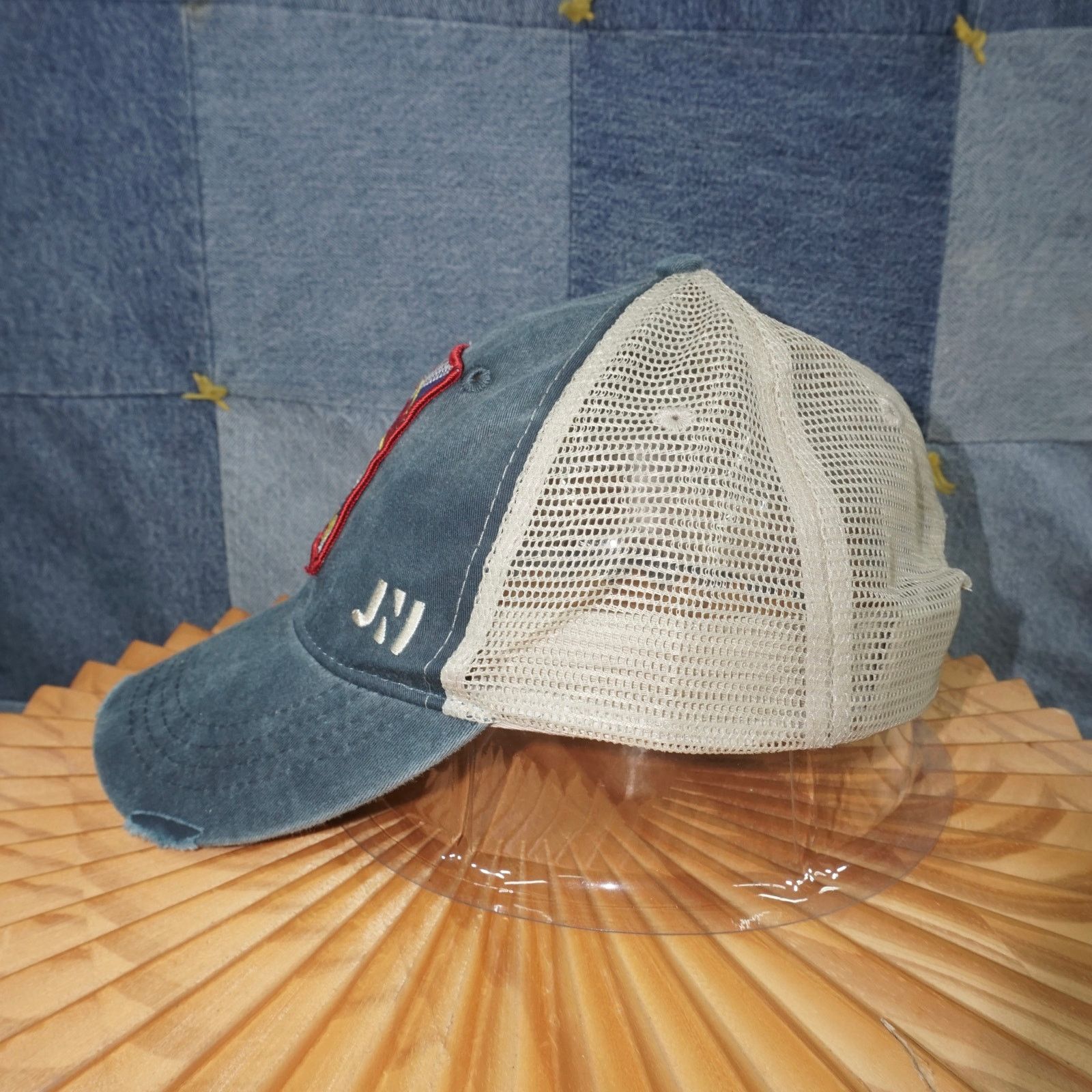 Vintage OSFA - sewn solvang century 2004 distressed trucker hat Size ONE SIZE - 3 Thumbnail