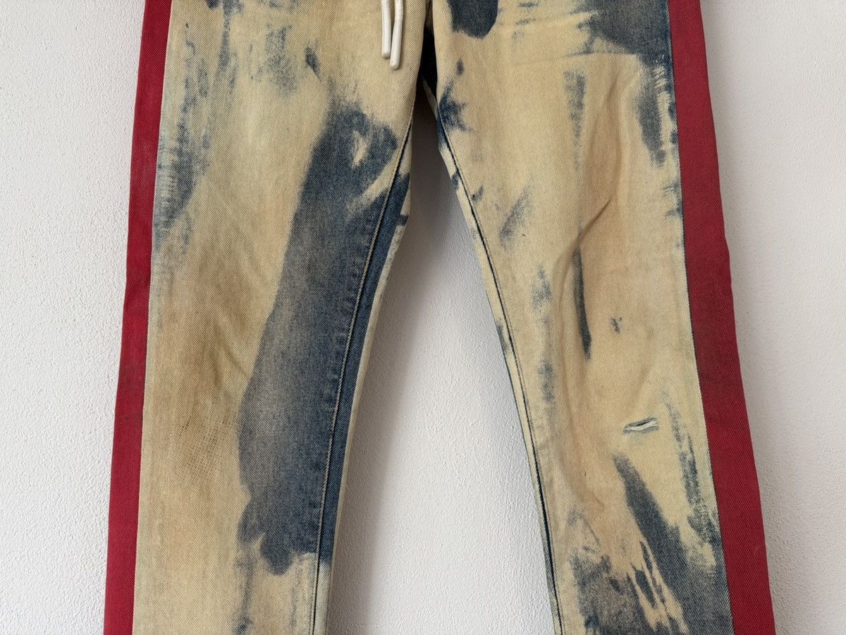 Off-White Bleached Side Stripe Jeans with Rope Belt Size US 31 - 3 Thumbnail