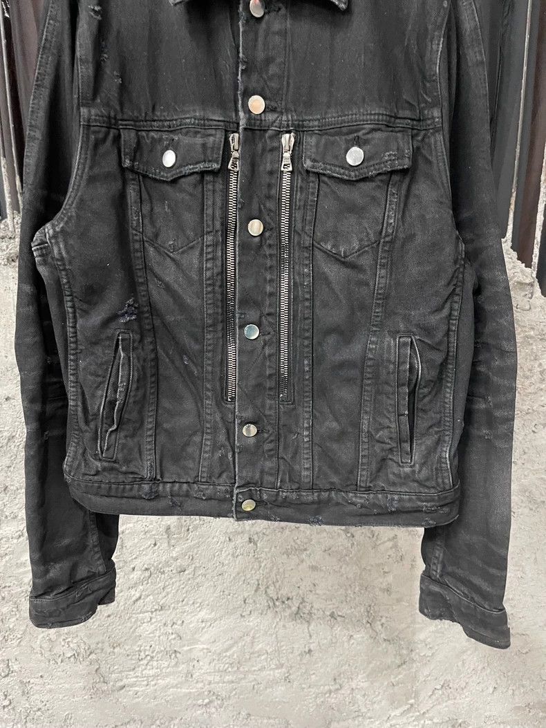 Other Amiri washed black MX2 denim jacket Size US M / EU 48-50 / 2 - 4 Thumbnail