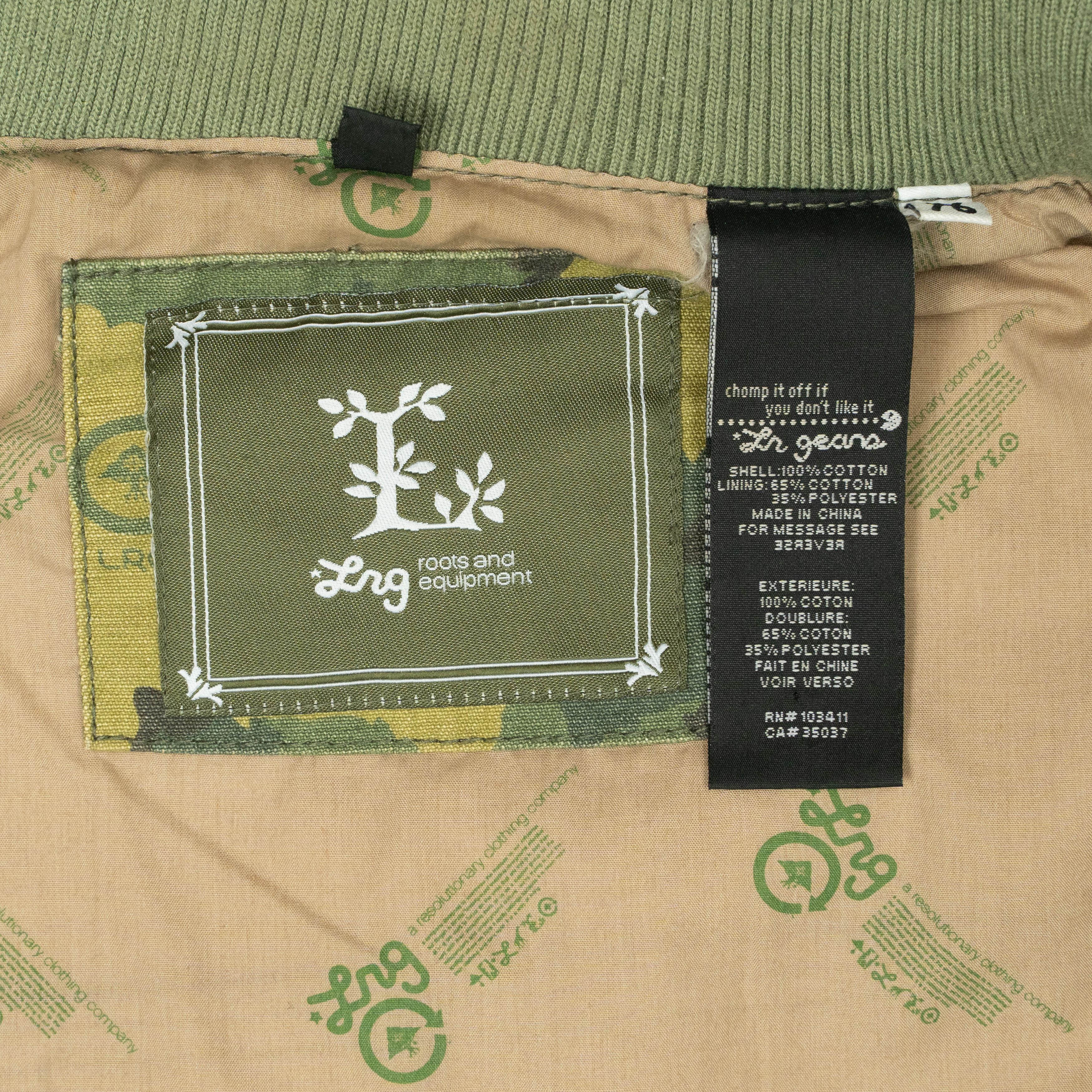 LRG LRG Maple Leaf Pattern Military Jacket Size US XL / EU 56 / 4 - 8 Thumbnail