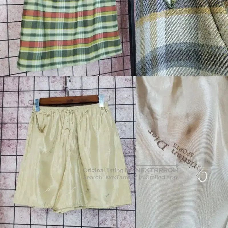 Dior Dior Green Wool Embroidered A-Line Skirt . Size 28" / US 6 / IT 42 - 9 Thumbnail