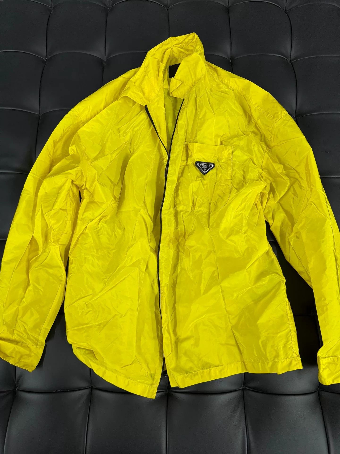Prada Prada Blue Nylon Zip Jacket Size US M / EU 48-50 / 2 - 1 Thumbnail
