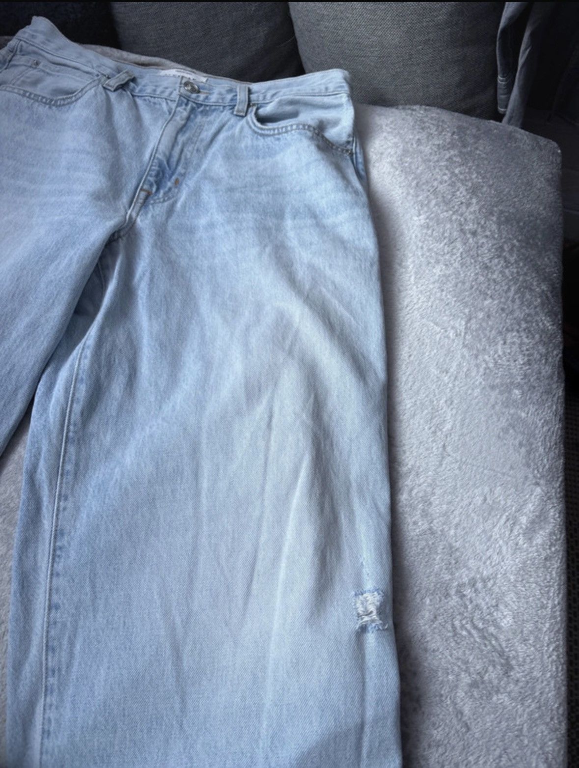 SLVRLAKE SLVRLAKE Ella High-Rise Relaxed Curve Jeans W27 Size 27" / US 4 / IT 40 - 4 Thumbnail