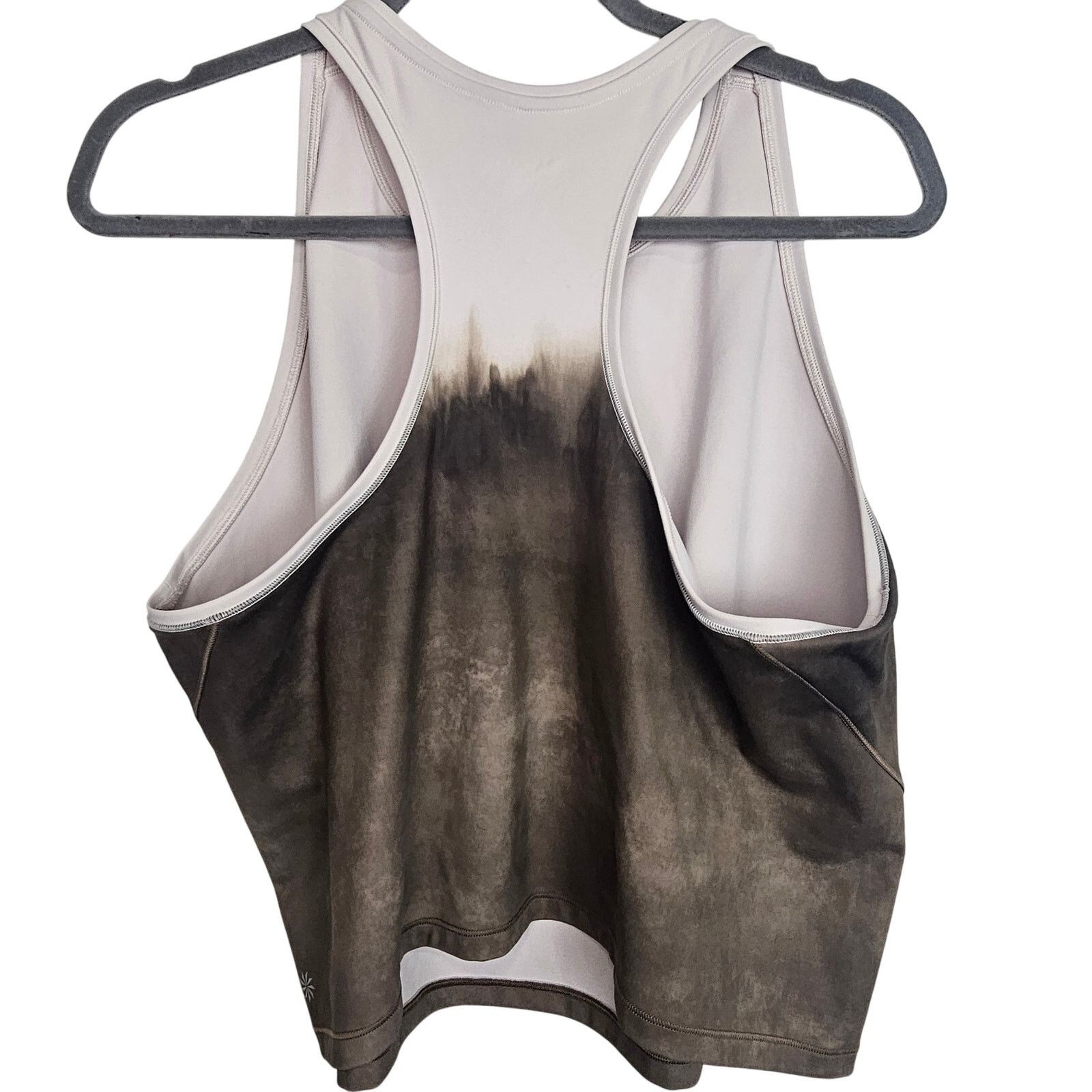 Athleta Athleta Shanti Crop Tank Watercolor Stripe Mortar Mushroom Size XXL / US 16-18 / IT 52-54 - 8 Thumbnail