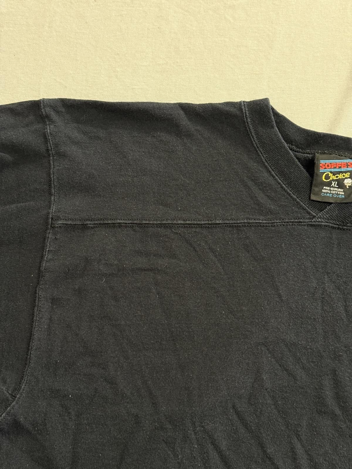 Soffe Faded Soffe's Choice T-shirt Blank Heavy Black Tee USA 90s Size US XL / EU 56 / 4 - 4 Thumbnail