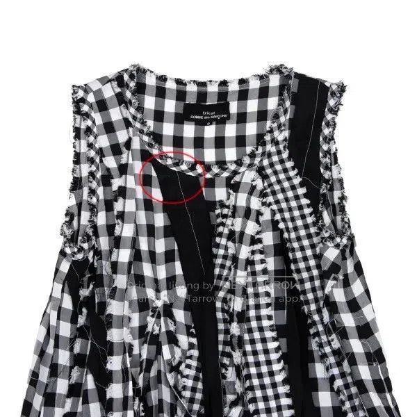 Comme des Garcons Comme Des Garcons Black and white vintage plaid tie vest t Size S / US 4 / IT 40 - 4 Thumbnail