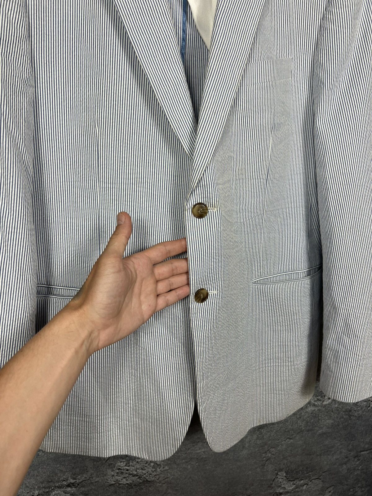 Other Vintage Gurteen Pure Cotton Classic Blazer Size 46R - 3 Thumbnail