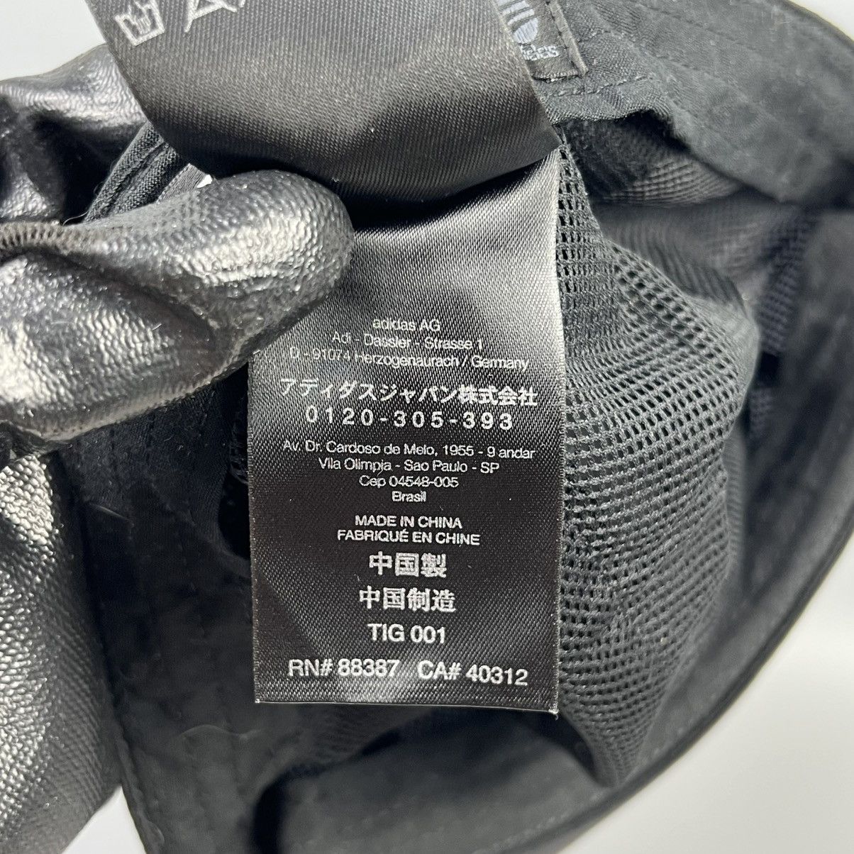 Y-3 Y-3 Nylon bicycle black to black Logo - Hat Size ONE SIZE - 12 Thumbnail