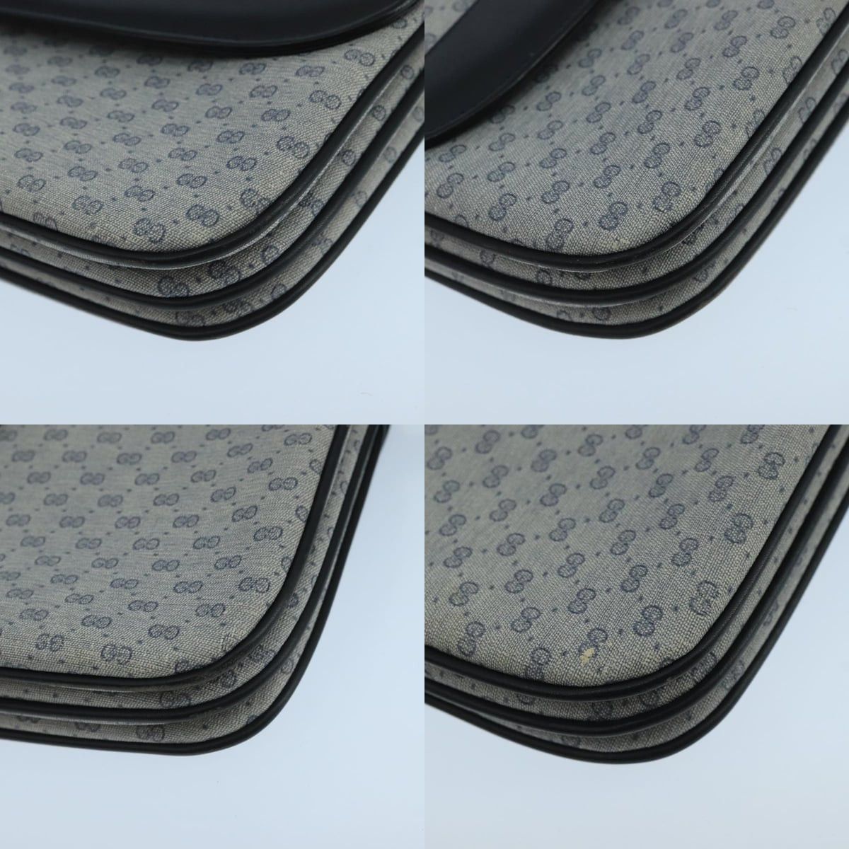 Gucci GUCCI Micro GG Supreme Shoulder Bag Pvc Navy Gold Size ONE SIZE - 10 Thumbnail