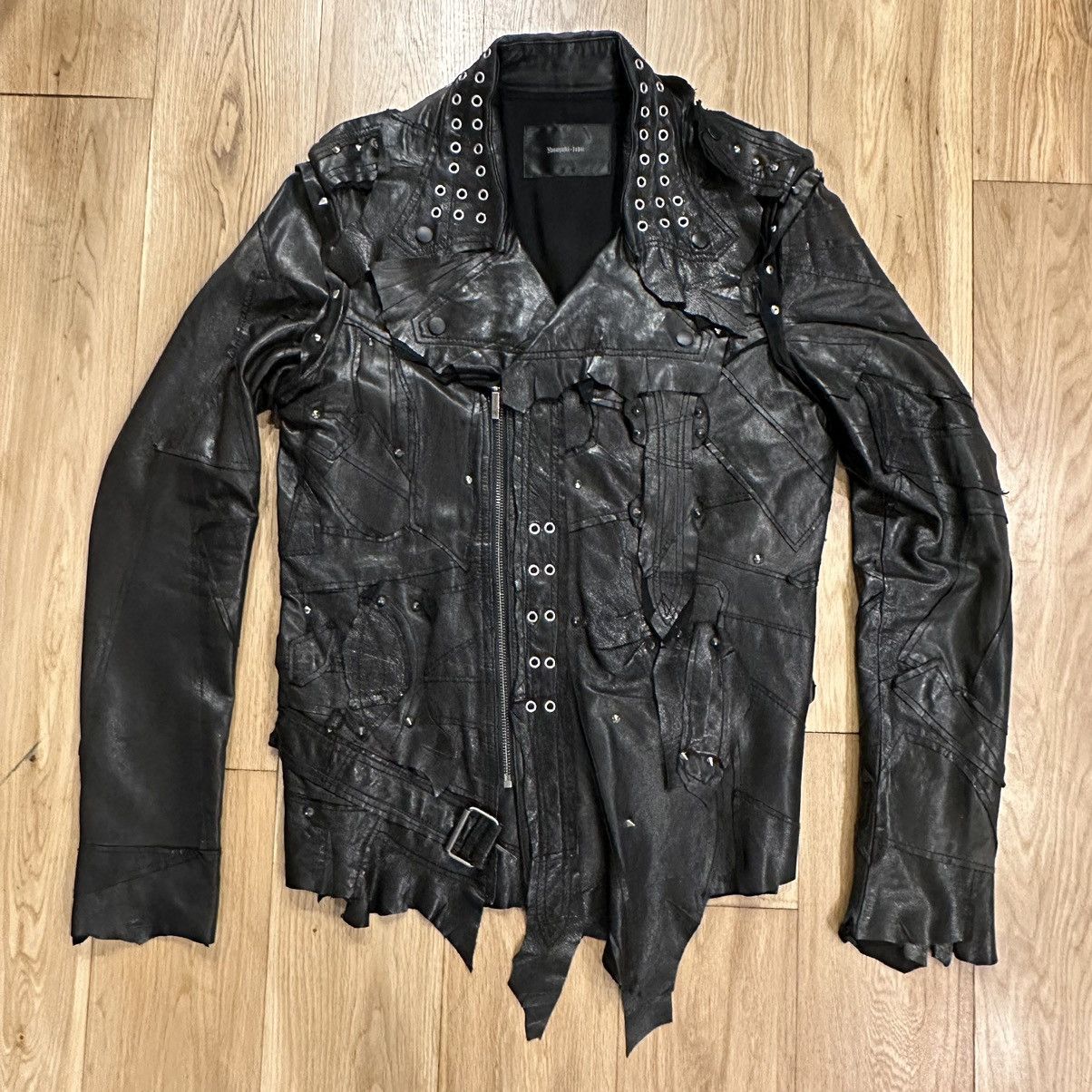 Yasuyuki Ishii Vintage share spirit oiled leather jacket