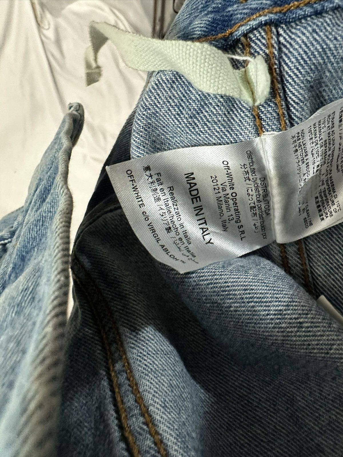 Off-White Off-White Denim Jacket Size US XL / EU 56 / 4 - 14 Thumbnail