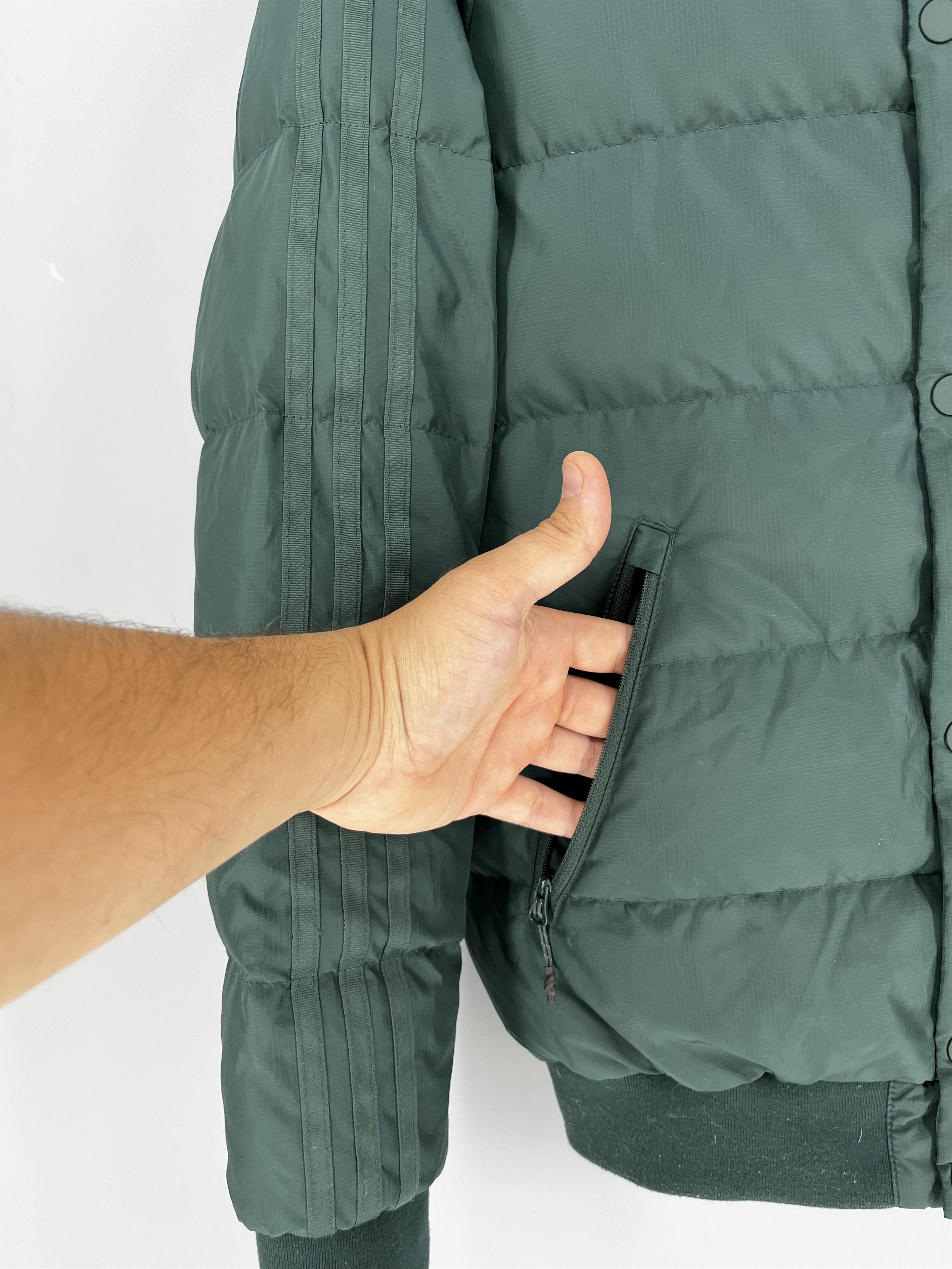 Adidas × Jeremy Scott Adidas Originals x Jeremy Scott Puffy Jacket Vintage Green Size US XS / EU 42 / 0 - 7 Thumbnail
