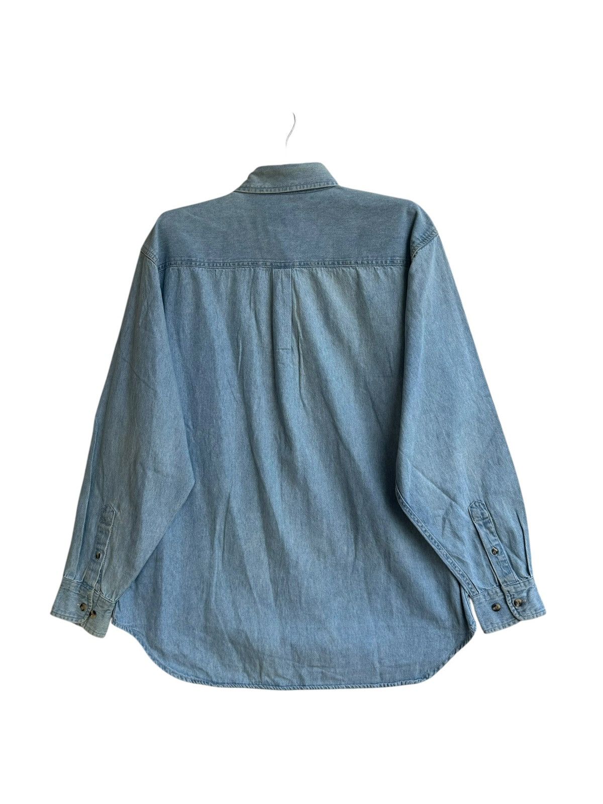 Japanese Brand Vintage HP Computer Chambray Shirt Size US M / EU 48-50 / 2 - 3 Thumbnail