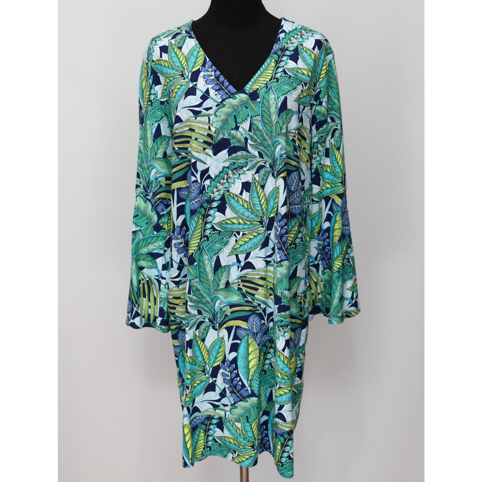Soft Surroundings NWT SOFT SURROUNDINGS Soleil Linen Blend Dress Sz L $120 Size L / US 10 / IT 46 - 2 Thumbnail