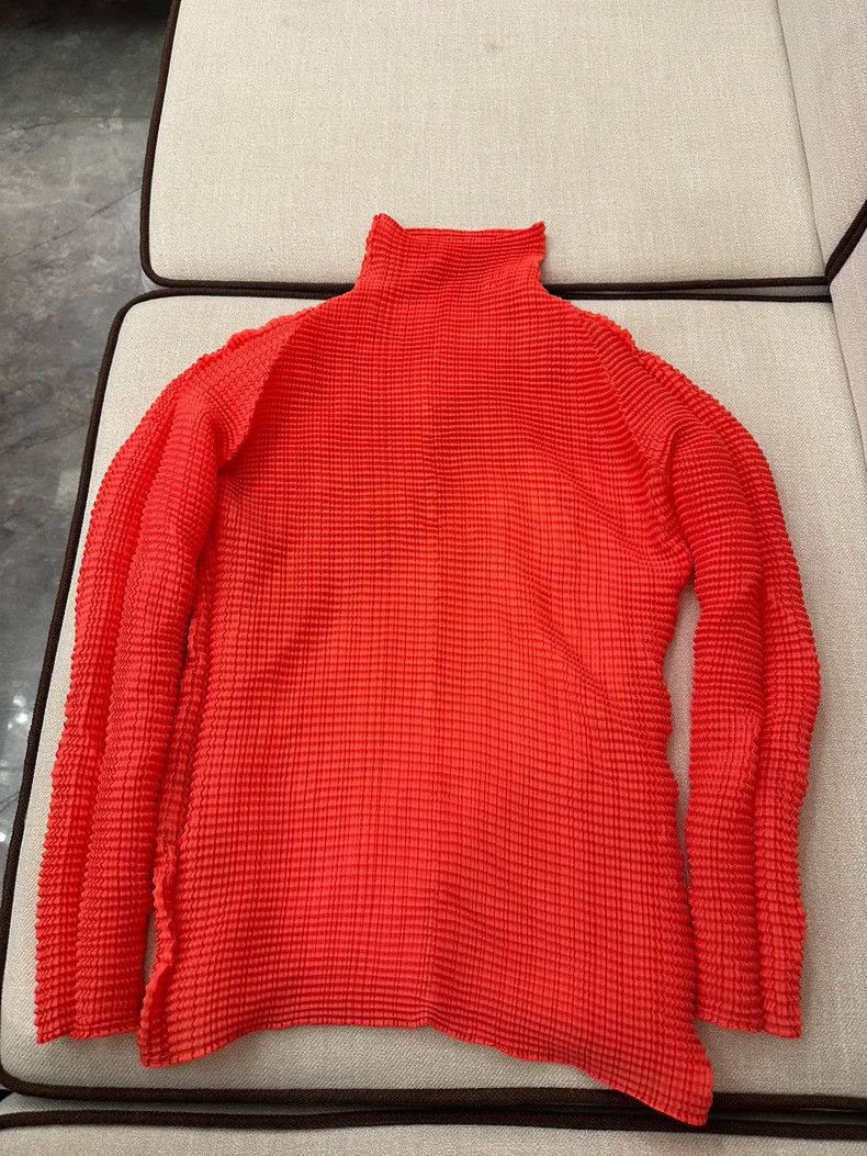 Issey Miyake Issey Miyake size:one size Orange main line long-sleeved s Size XS / US 0-2 / IT 36-38 - 1 Thumbnail