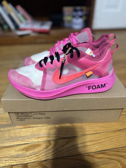 Off white x zoom fly sp tulip on sale pink