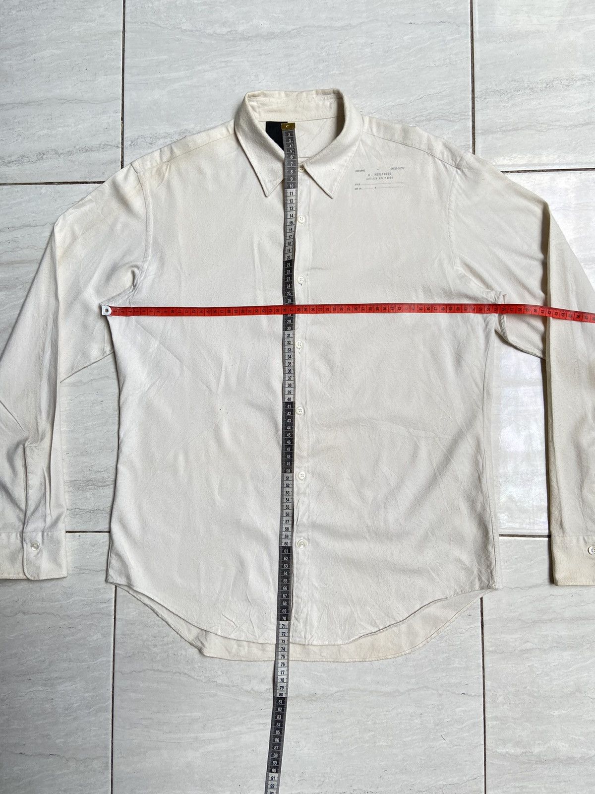 Japanese Brand × N.Hoolywood N. HOOLYWOOD Cream Shirt Size US M / EU 48-50 / 2 - 7 Thumbnail
