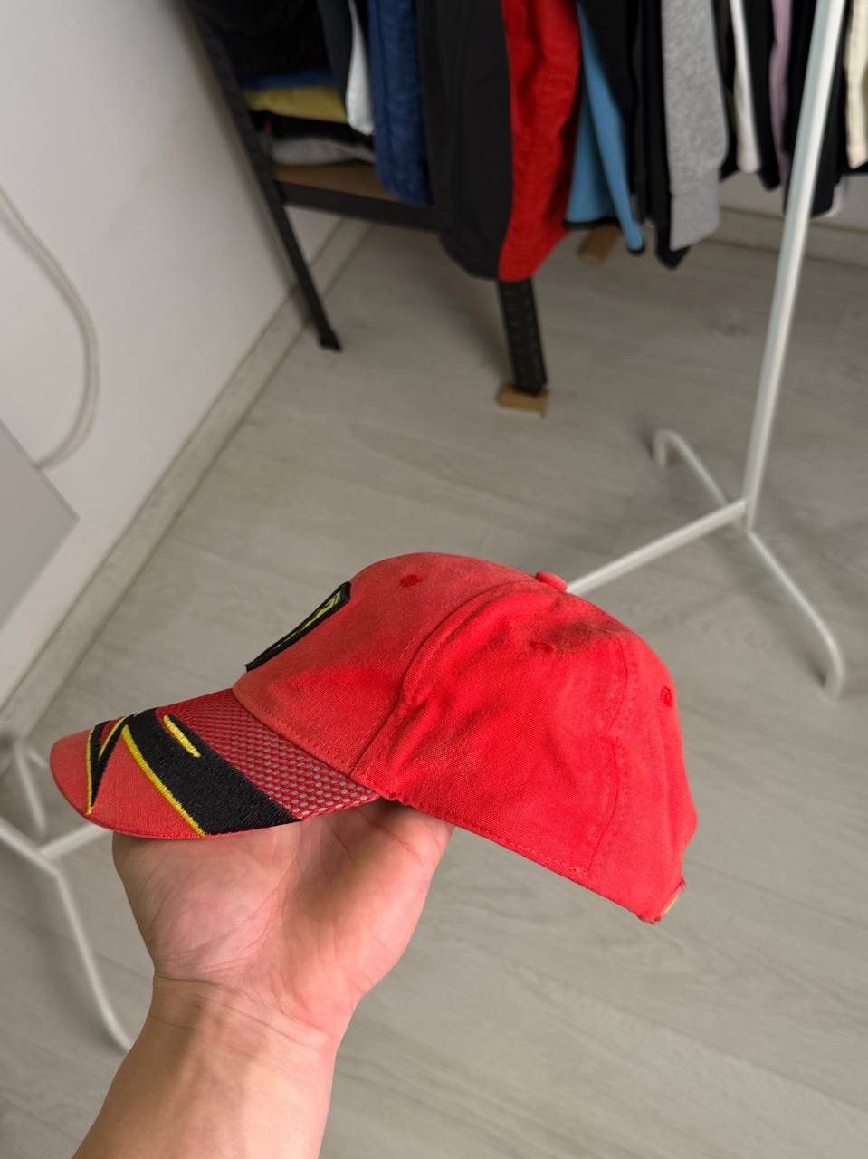 Ferrari Vintage Ferrari Racing Team Formula 1 Spellout Cap Red Size ONE SIZE - 3 Thumbnail