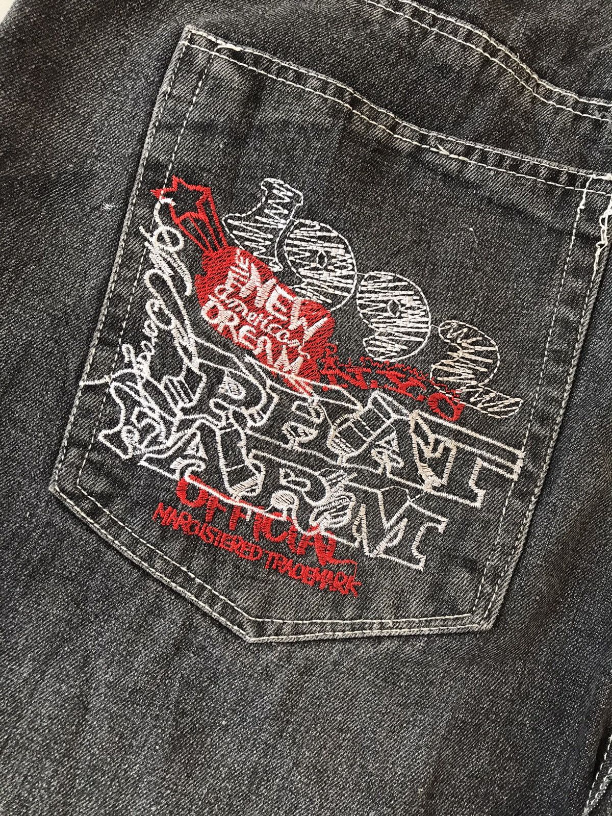 JNCO × Southpole × Vintage Rare vintage Y2K spell out embroidered denim Size US 40 / EU 56 - 10 Thumbnail