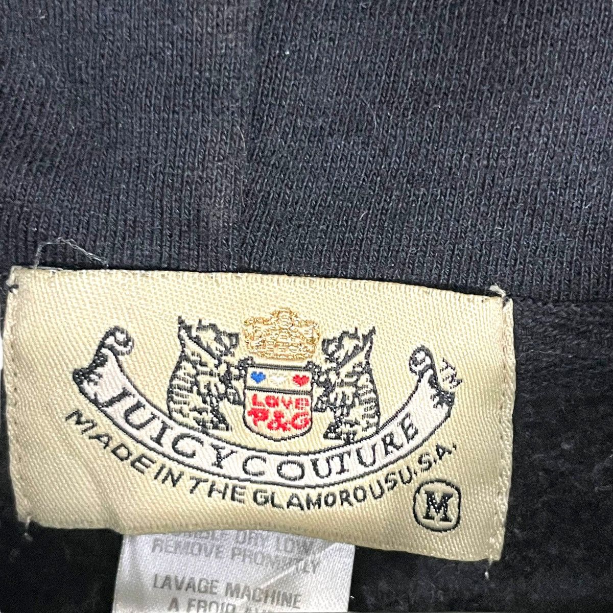 Juicy Couture Jeans Vintage Juicyc Couture Sweatshirt Hoodie PullOver Distressed Size US S / EU 44-46 / 1 - 9 Thumbnail