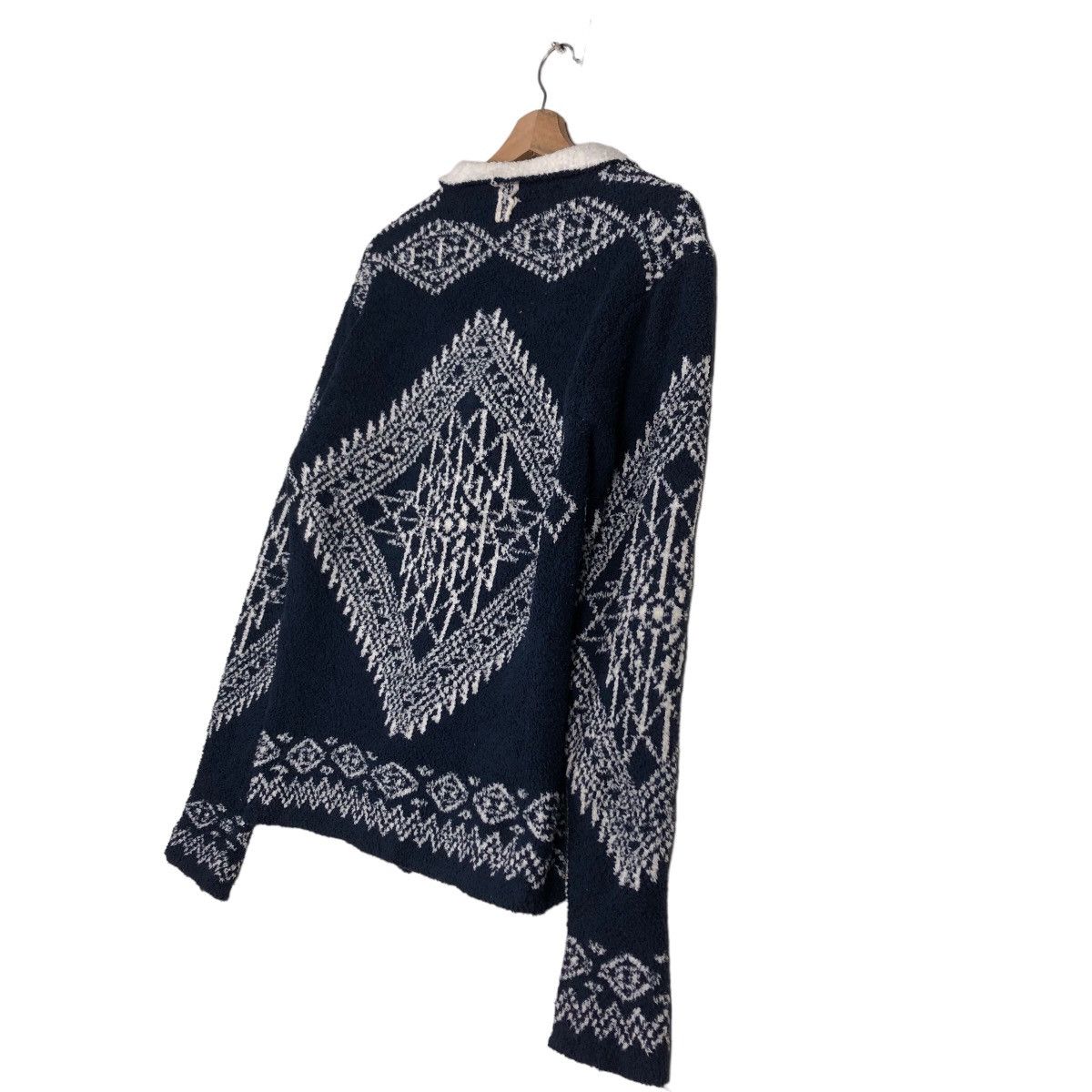 Japanese Brand 🔥Black by Vanquish Cardigan Navajo Aztec Native Design Size US M / EU 48-50 / 2 - 10 Thumbnail