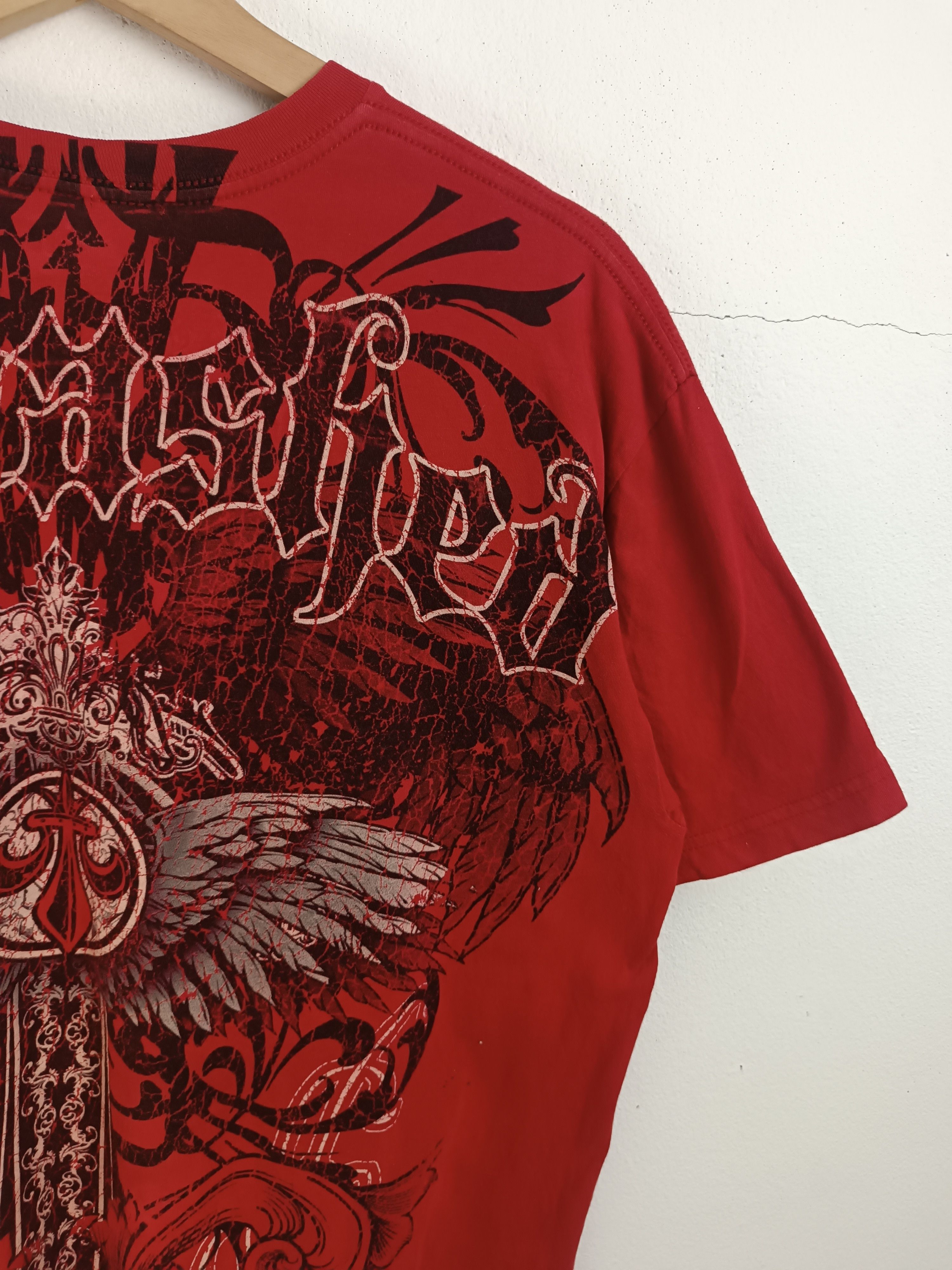 Affliction VINTAGE Y2K CHEMISTRY CROSS AFFLICTION MMA SKULL TAPOUT LGB Size US L / EU 52-54 / 3 - 7 Thumbnail