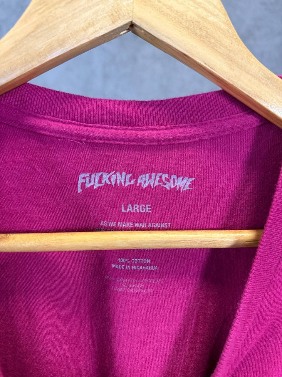 Fucking Awesome Fucking Awesome center logo streetwear tee Size US L / EU 52-54 / 3 - 4 Thumbnail